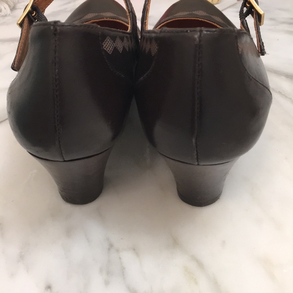 Chie Mihara Mary Jane heels , brown like new 38.5 - Picture 15 of 16
